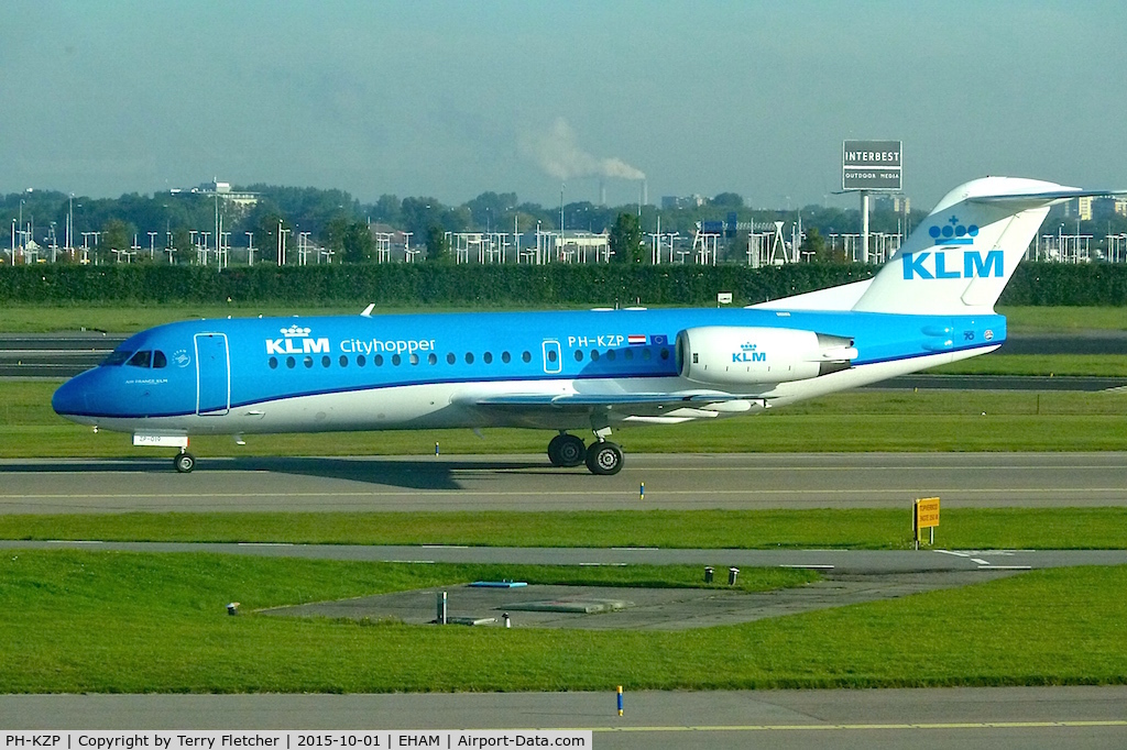 PH-KZP, 1995 Fokker 70 (F-28-0070) C/N 11539, 1995 Fokker 70 (F-28-0070), c/n: 11539 at AMS