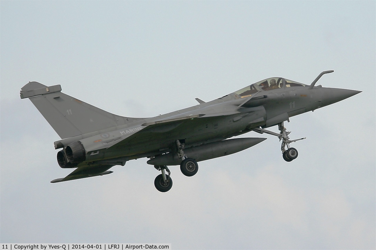 11, Dassault Rafale M C/N 11, Dassault Rafale M, Go arround rwy 26, Landivisiau Naval Air Base (LFRJ)