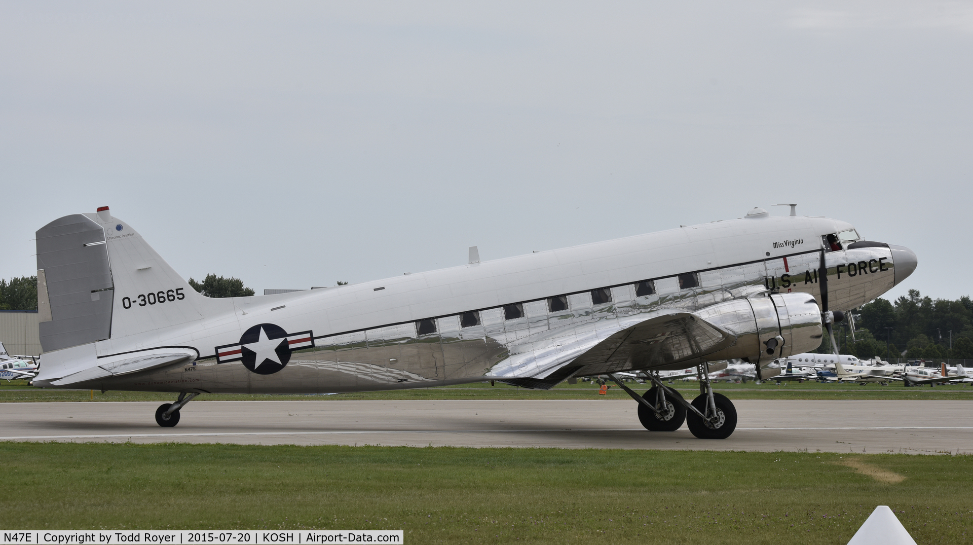 N47E, 1943 Douglas DC-3C (C-47A-60-DL) C/N 13816, Airventure 2015