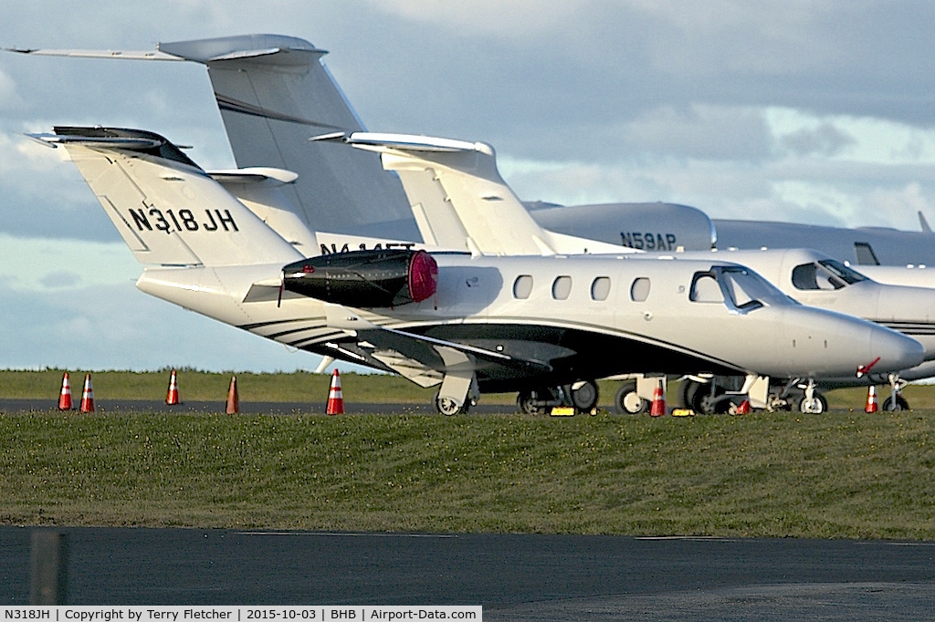 N318JH, 2013 Cessna 525 Citation M2 C/N 525-0817, 2013 Cessna 525 M2, c/n: 525-0817 at Bar Harbor Airport in Maine