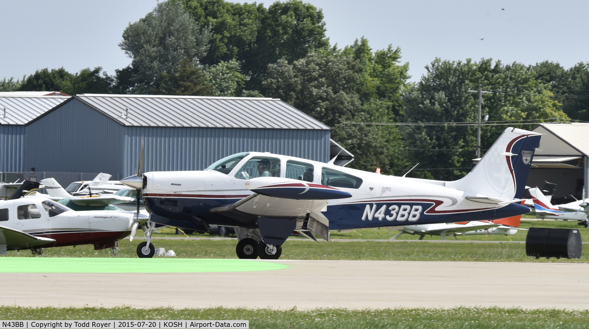 N43BB, 1990 Beech F33A Bonanza C/N CE-1517, Airventure 2015