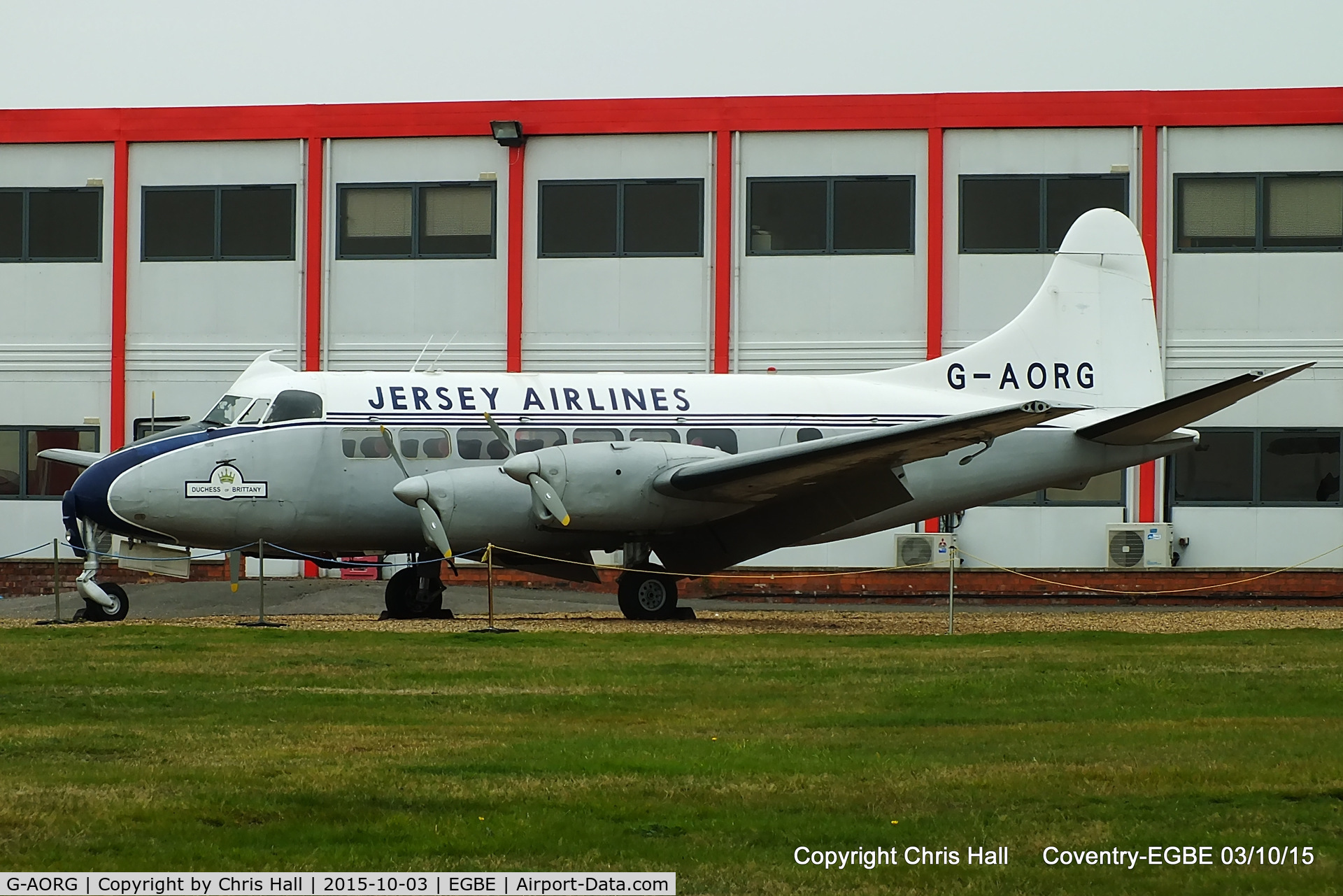 G-AORG, 1956 De Havilland DH-114 Sea Heron C.1 C/N 14101, Duchess of Brittany (Jersey) Ltd