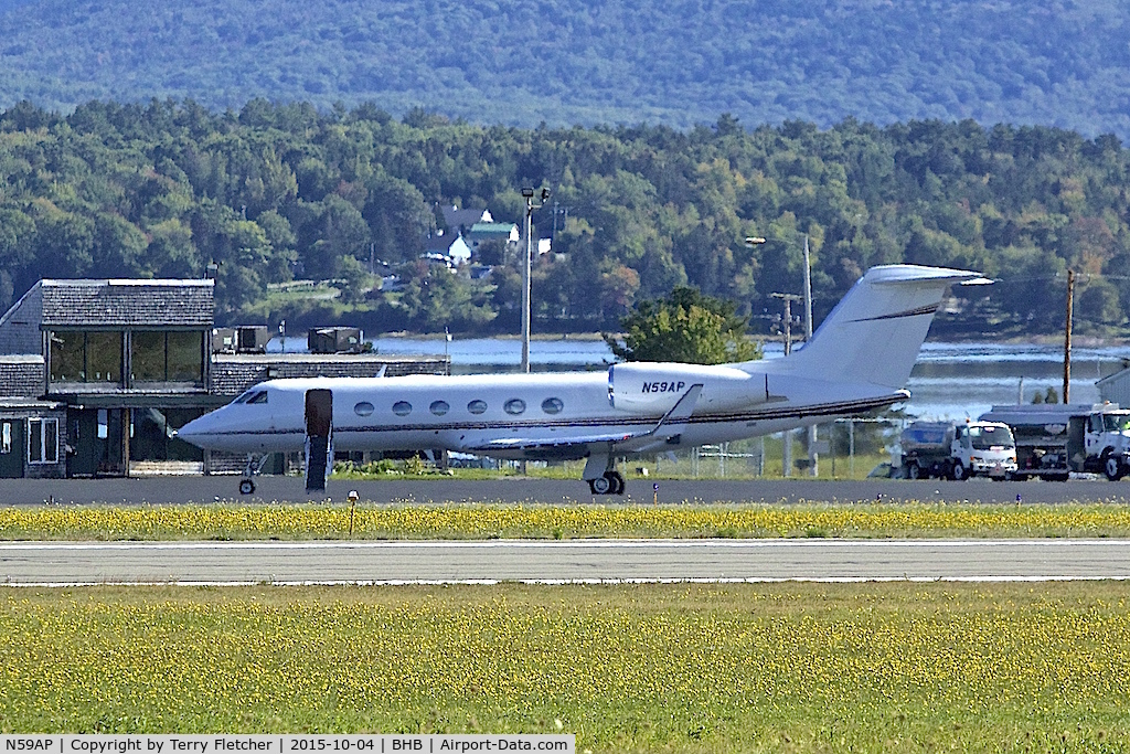 N59AP, 2008 Gulfstream Aerospace GIV-X (G450) C/N 4127, 2008 Gulfstream Aerospace GIV-X (G450), c/n: 4127 at Bar Harbor Airport