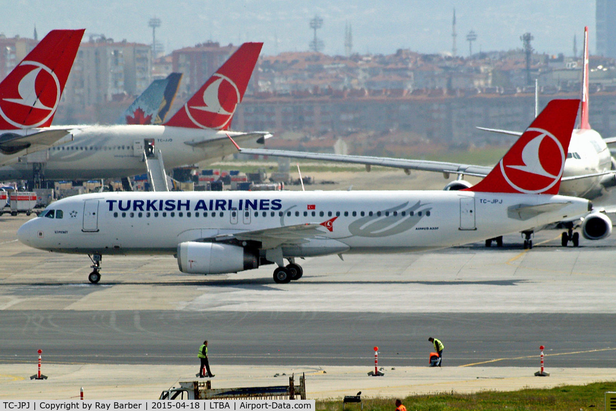 TC-JPJ, 2007 Airbus A320-232 C/N 3239, Airbus A320-232 [3239] (THY Turkish Airlines) Istanbul-Ataturk~TC 18/04/2015