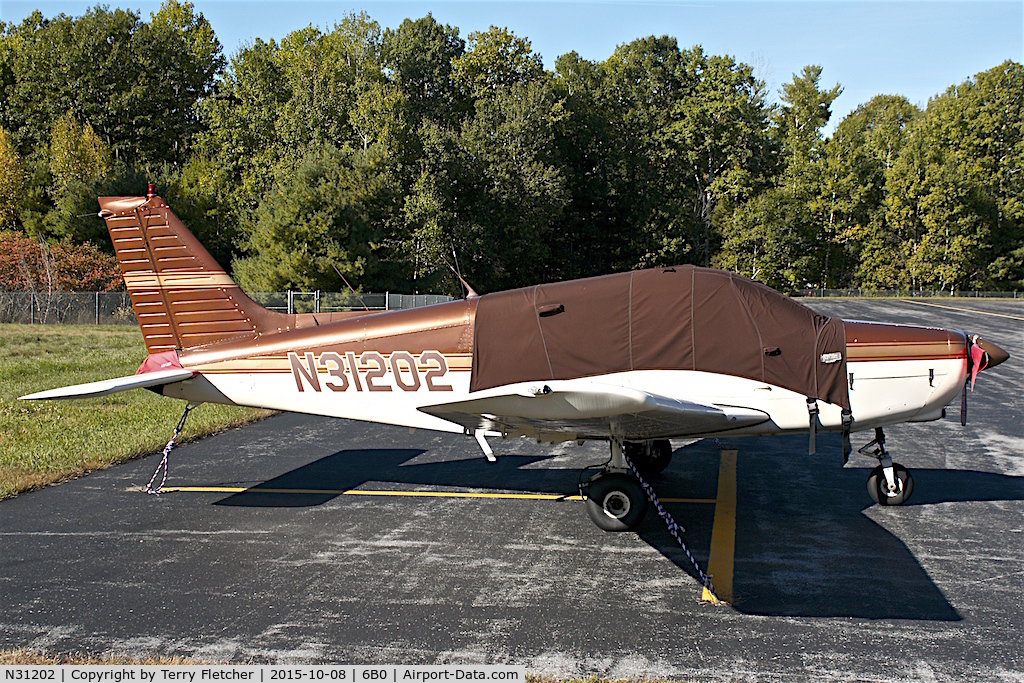 N31202, 1978 Piper PA-28-161 C/N 28-7816552, At Middlebury State Airport , Vermont