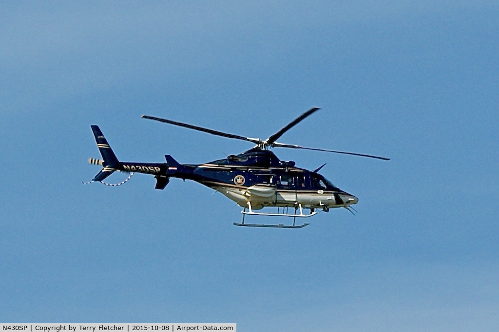 N430SP, 2001 Bell 430 C/N 49083, 2001 Bell 430, c/n: 49083 overfly in upper New York State
