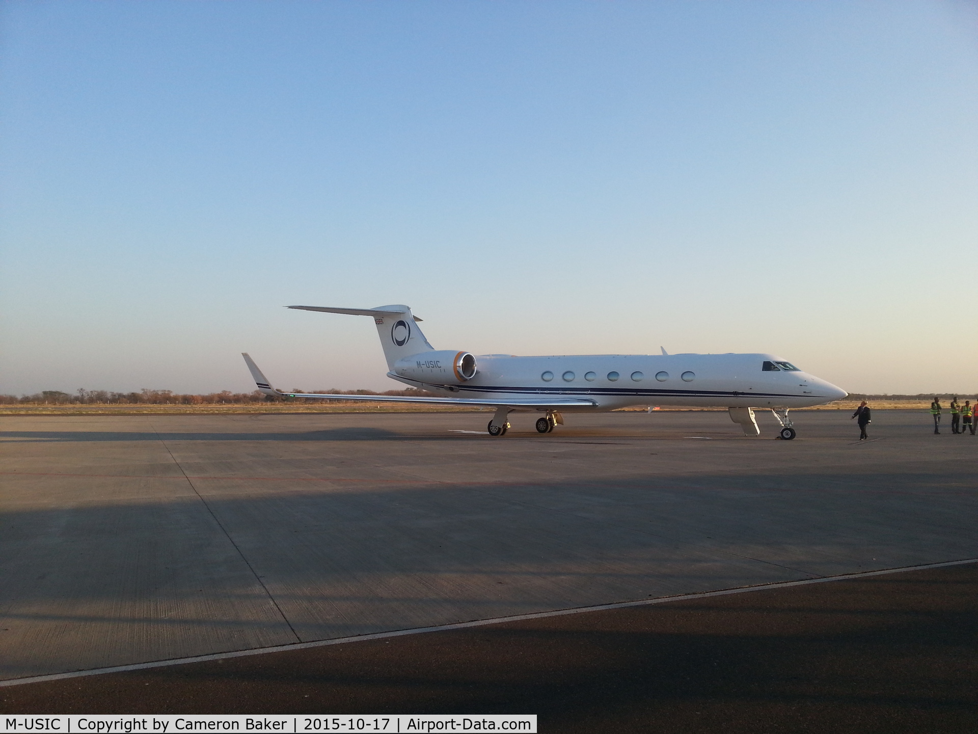 M-USIC, 2012 Gulfstream Aerospace V-SP G550 C/N 5394, Maun International Airport, Botswana