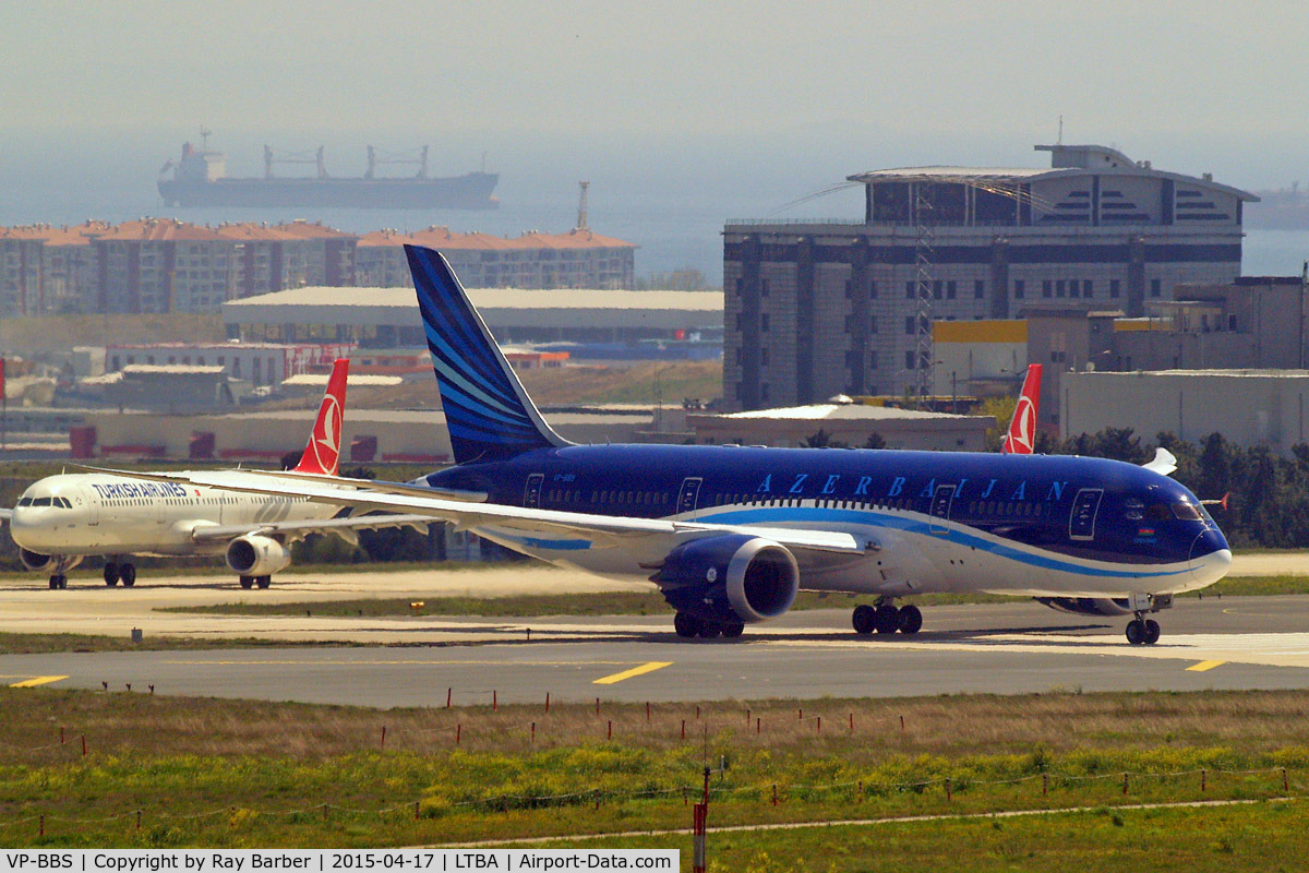VP-BBS, 2014 Boeing 787-8 Dreamliner C/N 37921, Boeing 787-8 Dreamliner [37921] (Azerbaijan Airlines) Istanbul-Ataturk~TC 17/04/2015
