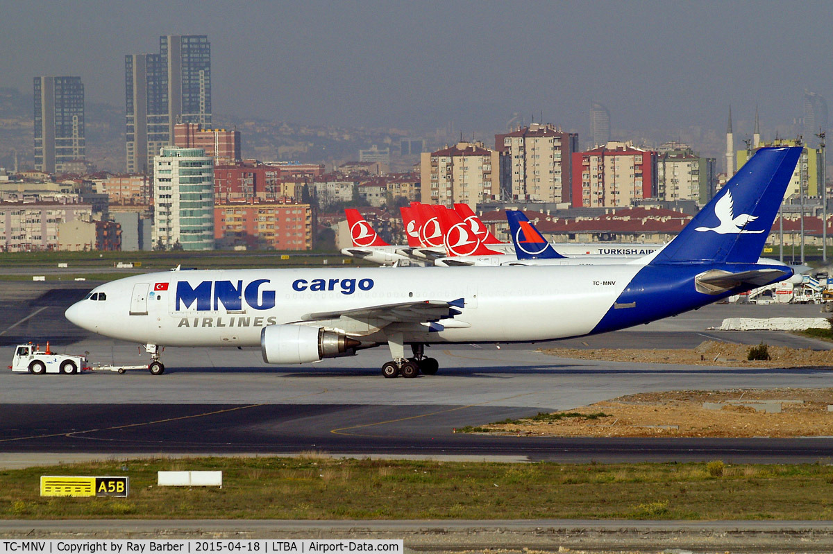 TC-MNV, 1995 Airbus A300C4-605R C/N 758, Airbus A300C4-605R [758] (MNG Airlines) Istanbul-Ataturk~TC 18/04/2015