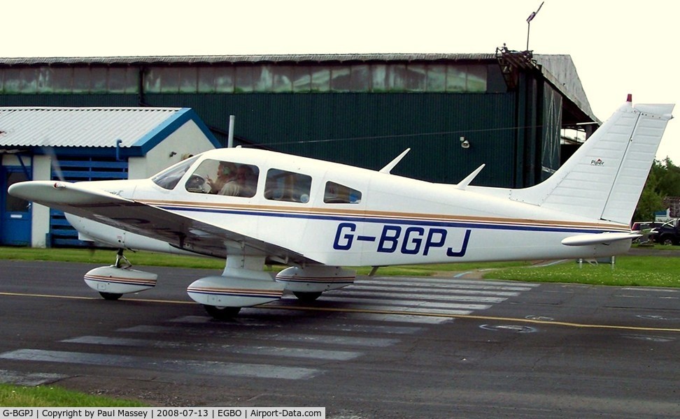 G-BGPJ, 1979 Piper PA-28-161 Cherokee Warrior II C/N 28-7916288, Visitor to Halfpenny Green. EX:-N9602N
