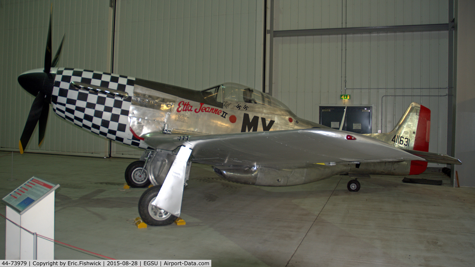 44-73979, North American P-51D Mustang C/N 122-40519, 1. 44-73979 - 2014: Now representing 'Etta Jane II'