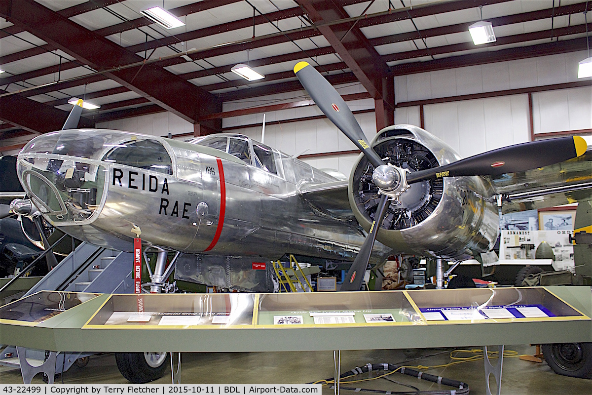 43-22499, 1943 Douglas A-26C Invader C/N 18646, At the New England Air Museum at Bradley International Airport