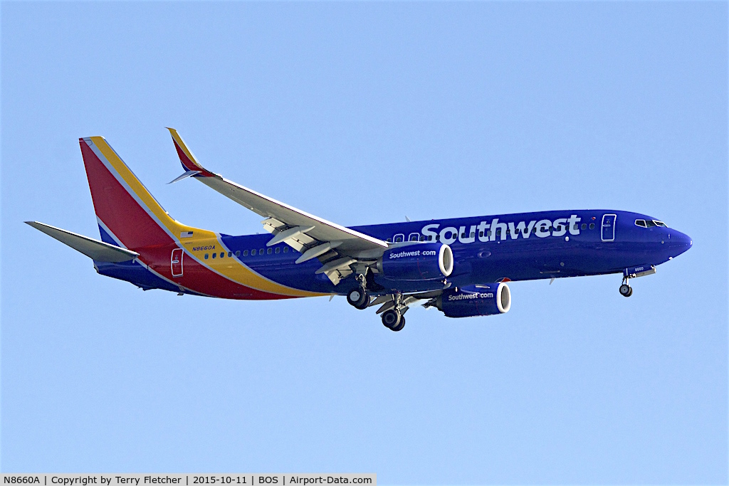 N8660A, 2015 Boeing 737-8H4 C/N 36654, Southwest Airlines - 2015 Boeing 737-8H4, c/n: 36654