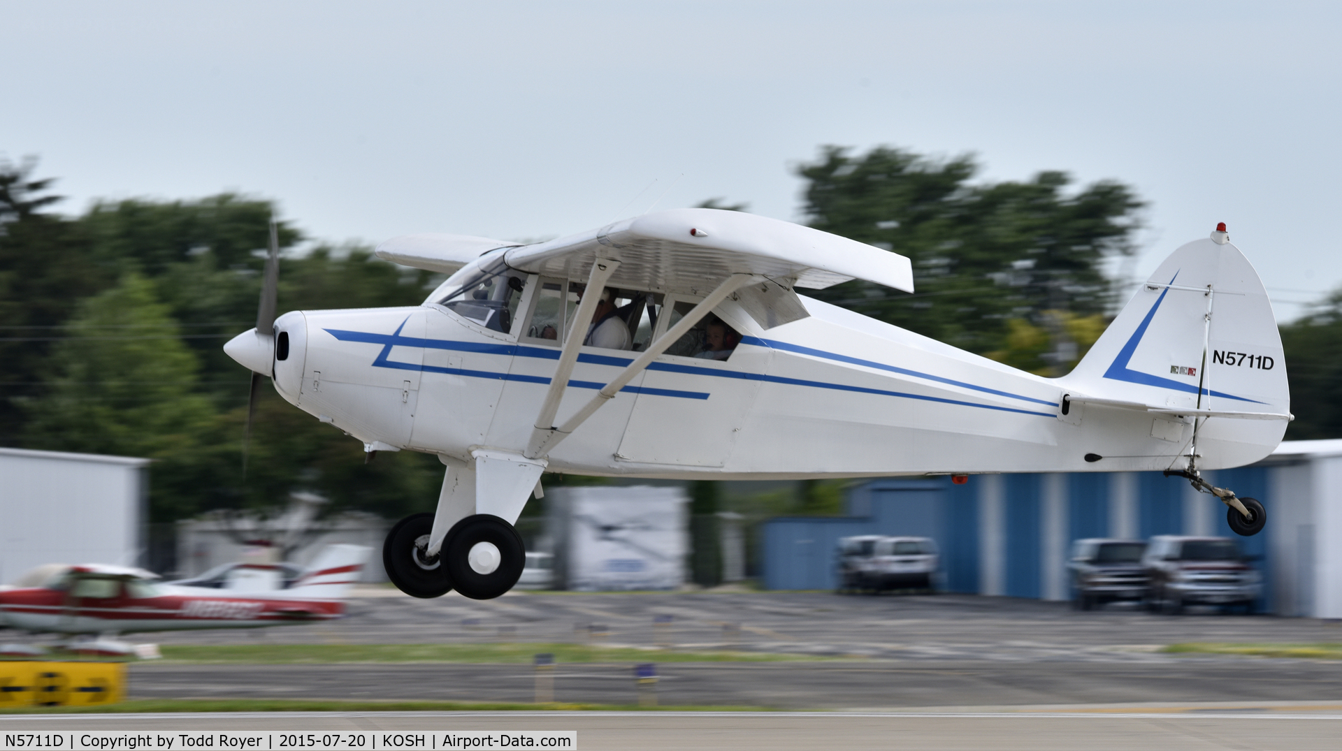 N5711D, 1956 Piper PA-22-150 C/N 22-4407, Airventure 2015