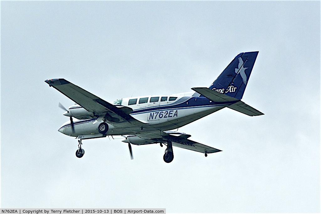 N762EA, Cessna 402C C/N 402C0061, Cessna 402C, c/n: 402C0061 at Boston Logan