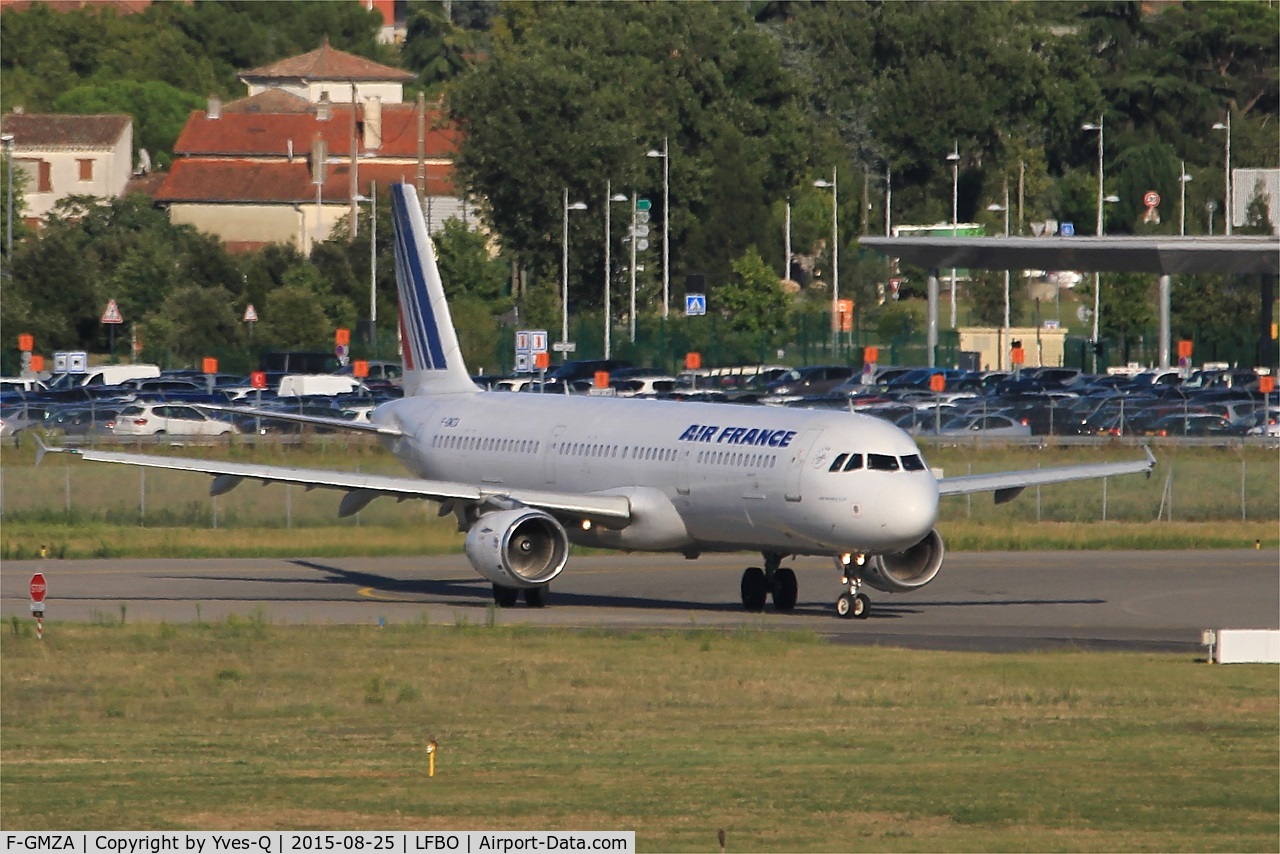 F-GMZA, 1994 Airbus A321-111 C/N 498, Airbus A321-111, Holding point rwy 14L, Toulouse-Blagnac airport (LFBO-TLS)