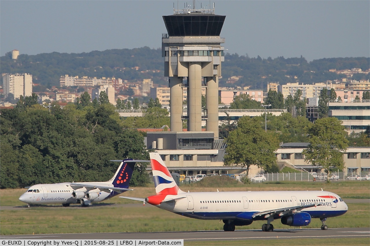 G-EUXD, 2004 Airbus A321-231 C/N 2320, Airbus A321-231, Ready to take off rwy 14L, Toulouse-Blagnac airport (LFBO-TLS)
