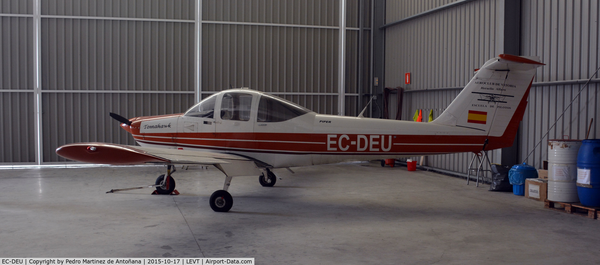 EC-DEU, Piper PA-38-112 Tomahawk Tomahawk C/N 38-78A0589, Foronda Vitoria-Gasteiz  - España