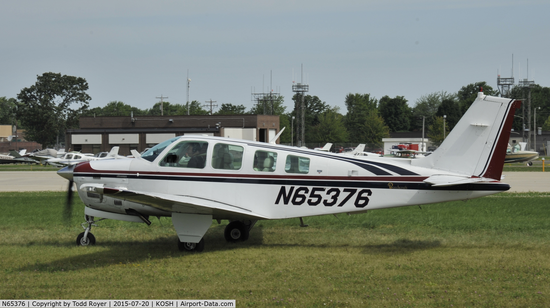 N65376, 1983 Beech B36TC Bonanza C/N EA-366, Airventure 2015