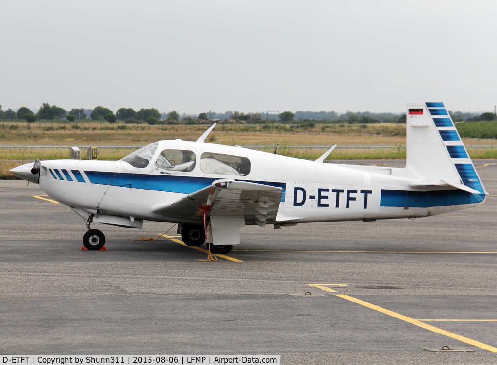 D-ETFT, Mooney M20K 252 TSE C/N 25-1227, Parked at the General Aviation area...