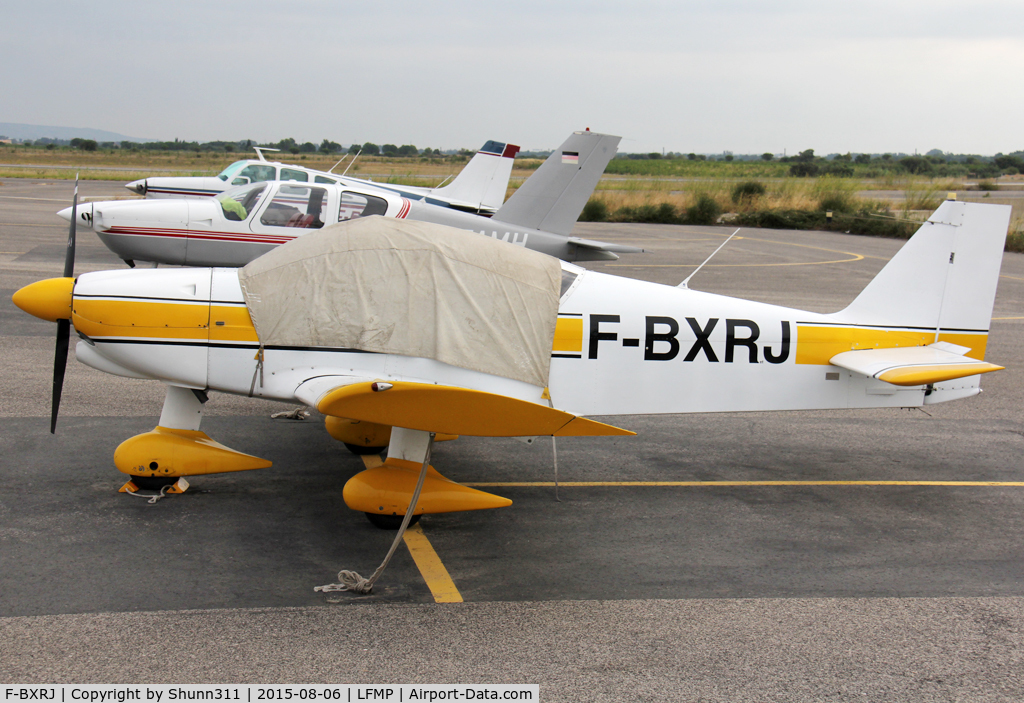 F-BXRJ, Robin HR-200-100 Club C/N 74, Parked at the General Aviation area...