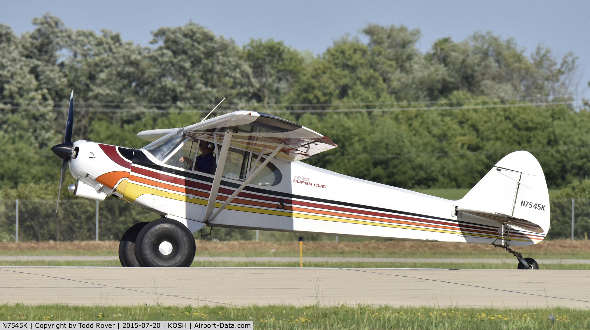 N7545K, 1950 Piper PA-18-105 Super Cub C/N 18-261, Airventure 2015