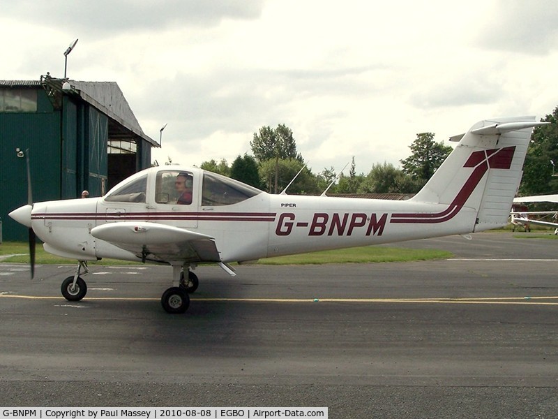 G-BNPM, 1979 Piper PA-38-112 Tomahawk Tomahawk C/N 38-79A0374, EX:-N2561D.Privately Owned.