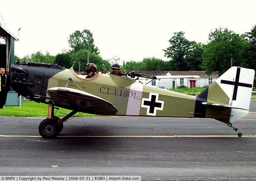 G-BNPV, 1988 Bowers Fly Baby 1A C/N PFA 016-11120, Painted as Germany Army Air Services CL1,1801/18.