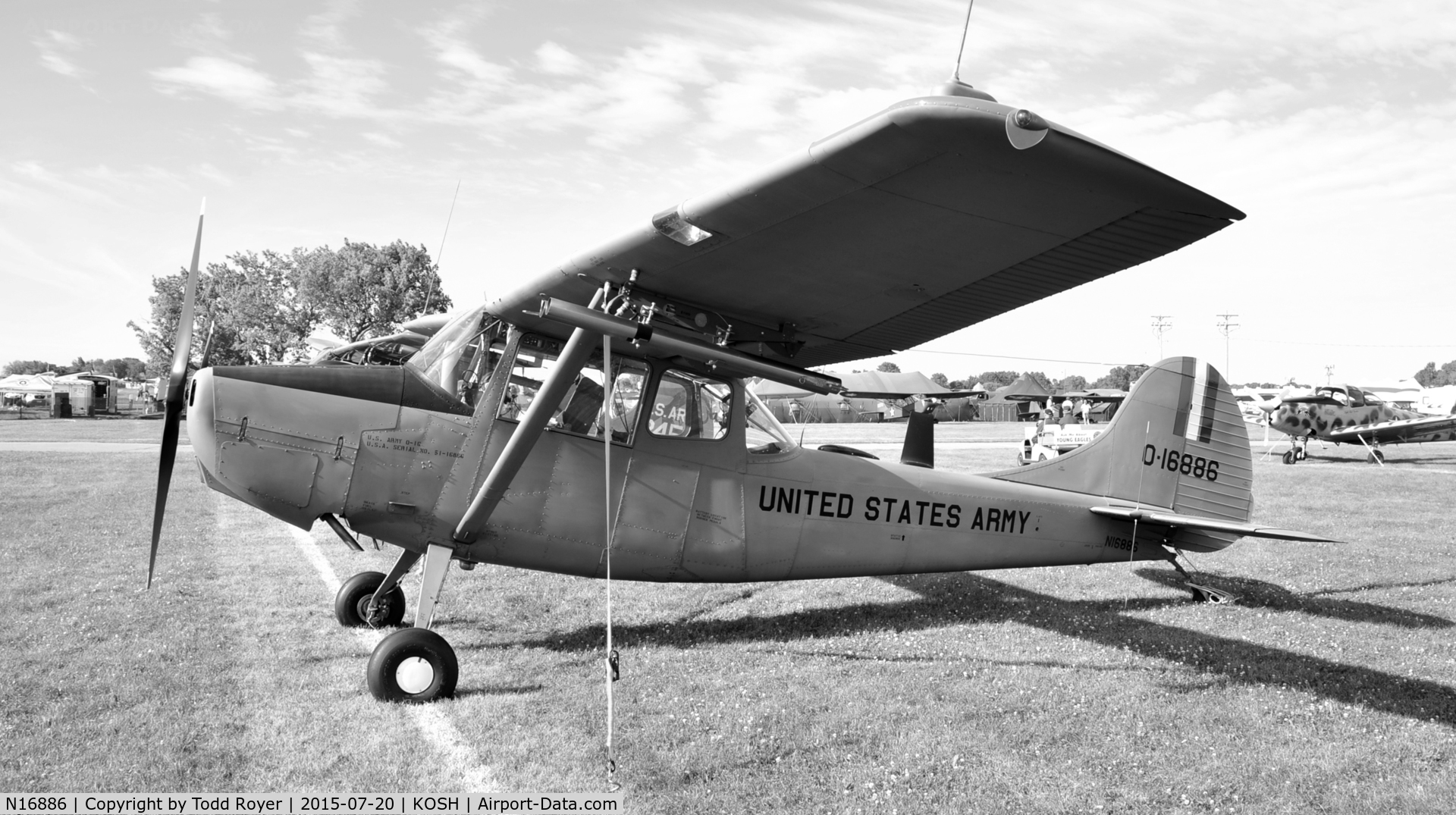 N16886, 1951 Cessna O-1G Bird Dog C/N 22706, Airventure 2015
