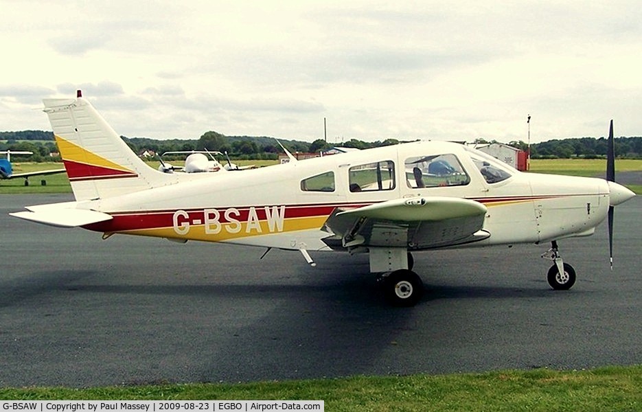 G-BSAW, 1982 Piper PA-28-161 Warrior II C/N 28-8216152, EX:-N8203C,YV-2265P.