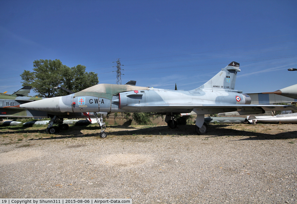19, Dassault Mirage 2000C C/N 50, Now preserved inside Tournaire Museum... coded as GW-A