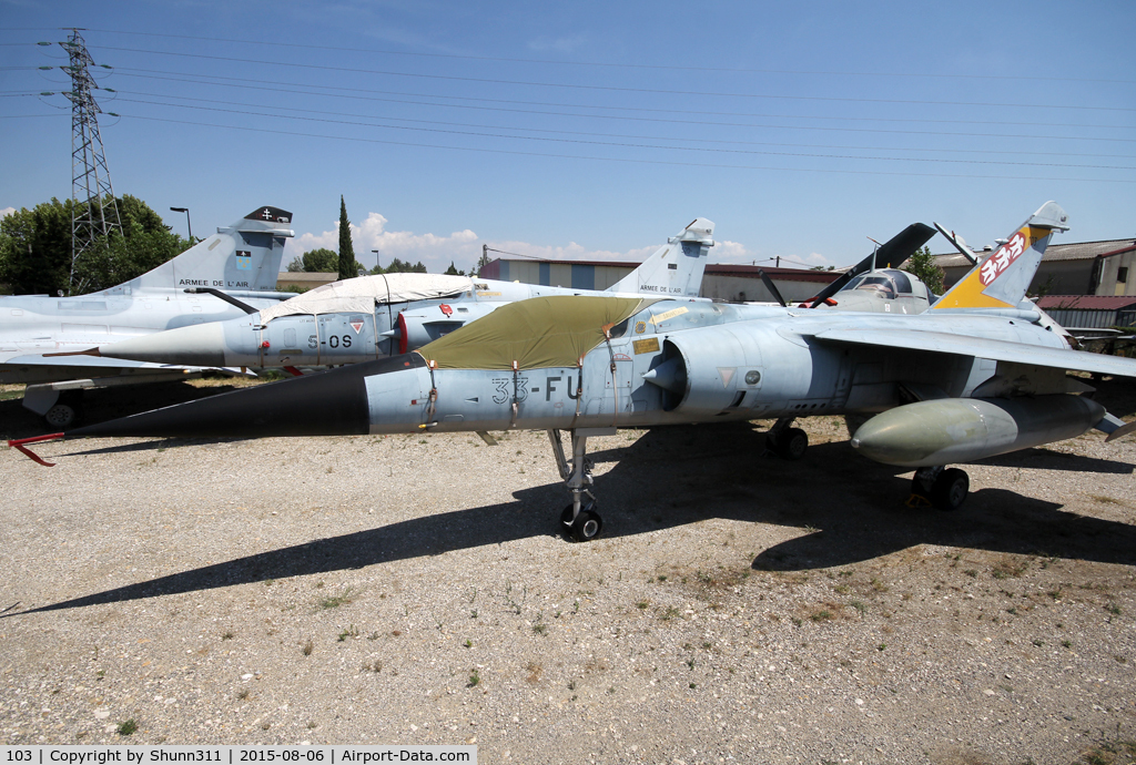 103, Dassault Mirage F.1C C/N 103, Preserved inside Tournaire Museum...