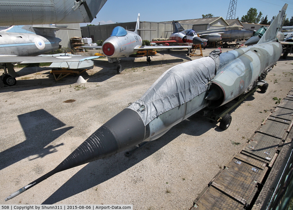 508, Dassault Mirage IIIE C/N 508, Preserved inside Tourniaire Museum... fuselage only...
