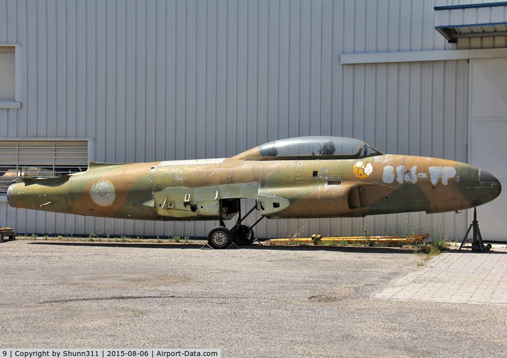 9, Lockheed T-33AN Silver Star 3 C/N 9, C/n 9 - S/n 21009 - Now preserved inside Tourniaire Museum... Was at Vannes Museum and tranferred here since the Museum closure... To be rebuilt