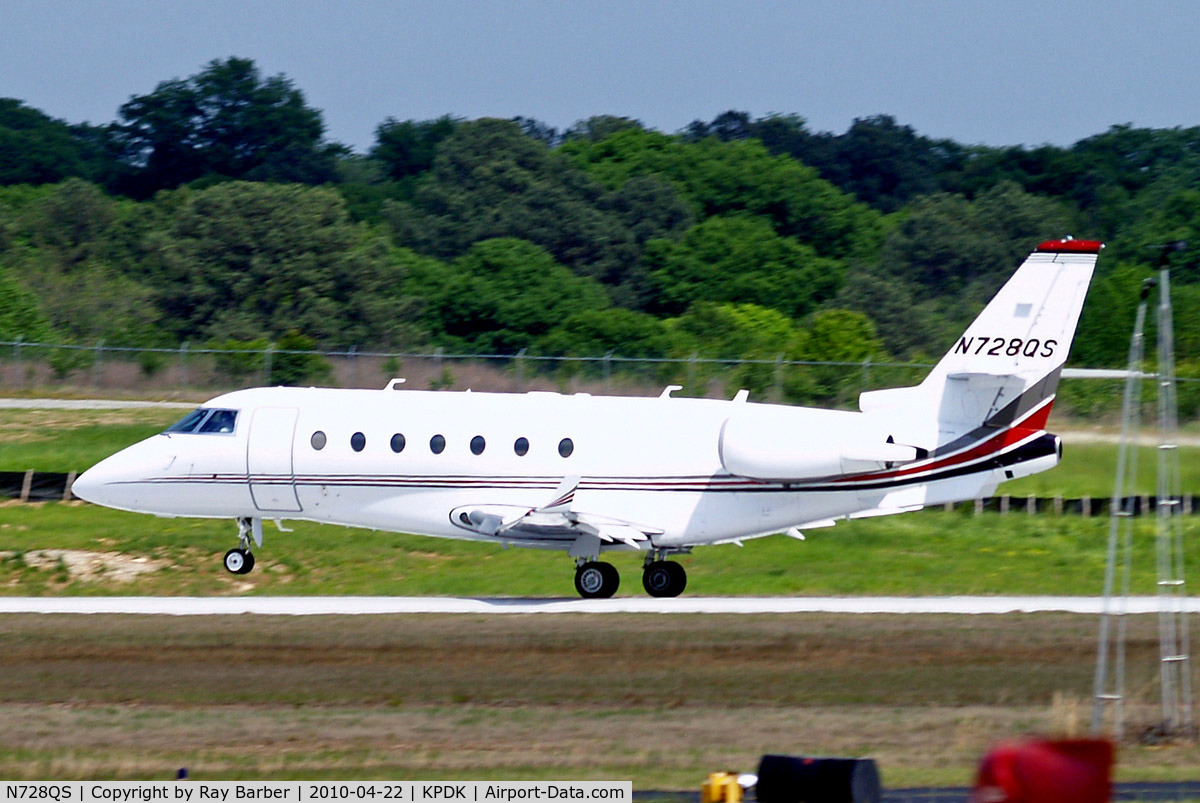 N728QS, 2005 Israel Aircraft Industries Gulfstream 200 C/N 116, I.A.I. Galaxy G200 [116] (NetJets) Atlanta-Dekalb Peachtree~N 22/04/2010