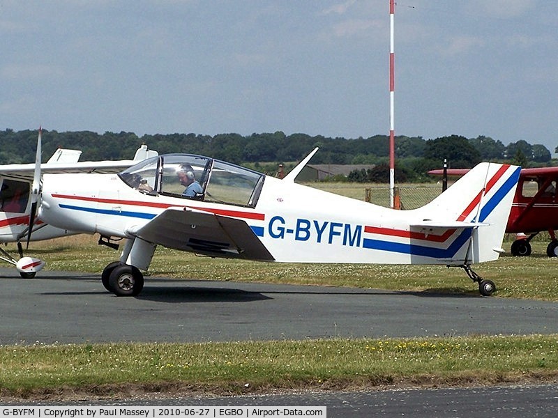 G-BYFM, 2000 Jodel DR-1050 M1 Excellence Replica C/N PFA 304-13237, @ the 100 years of flying @ Wolverhampton Airports Fly-In.
