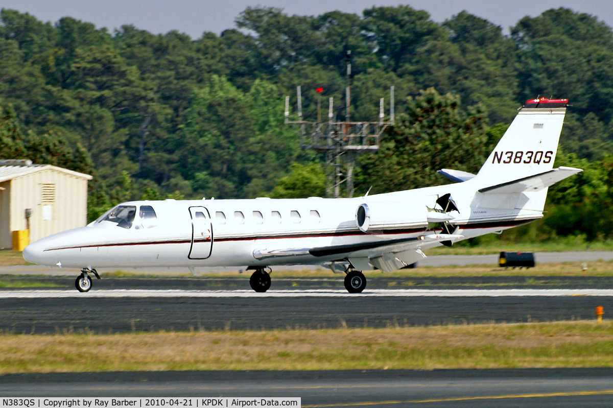N383QS, 1998 Cessna 560 C/N 560-0483, Cessna Citation Ultra [560-0483] (NetJets) Atlanta-Dekalb Peachtree~N 22/04/2010