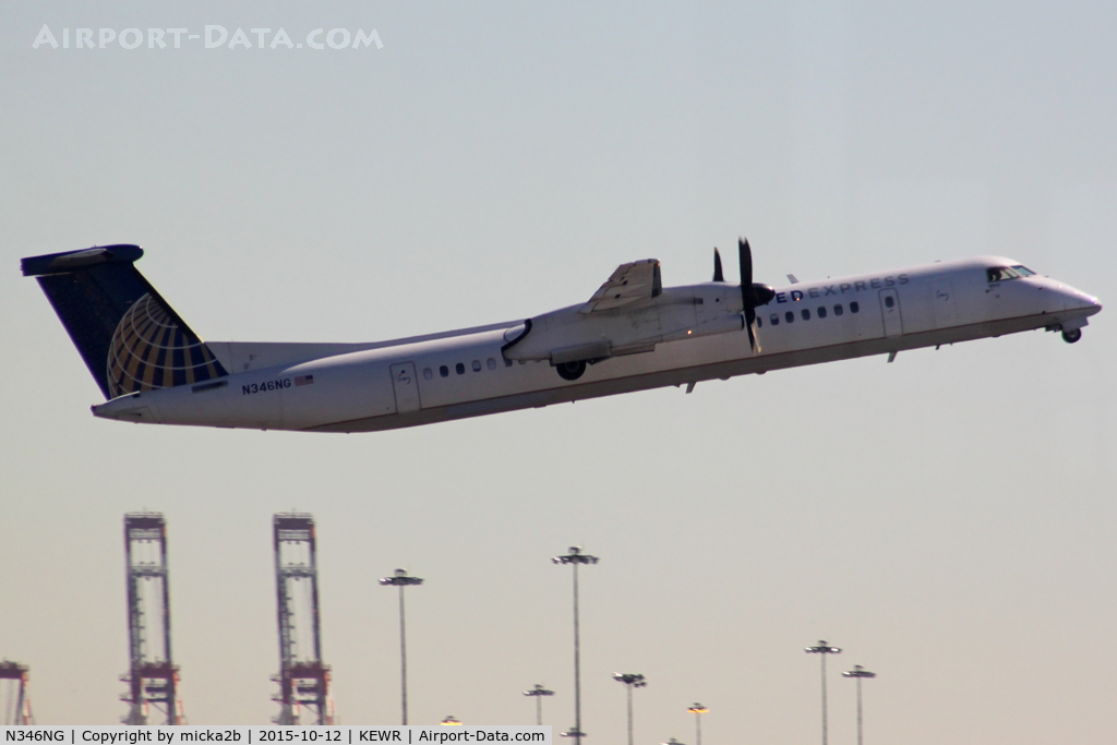 N346NG, 2010 Bombardier DHC-8-402 Dash 8 C/N 4346, Take off
