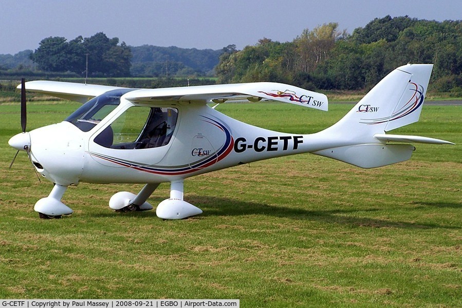 G-CETF, 2007 Flight Design CTSW C/N 8318, @ Halfpenny Green