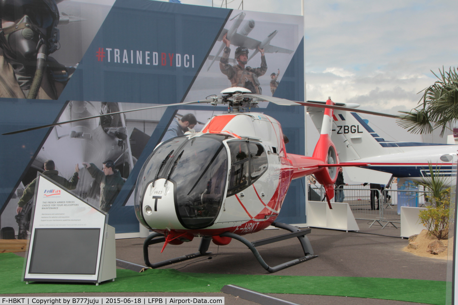 F-HBKT, 2009 Eurocopter EC-120B Colibri C/N 1623, at Le Bourget for SIAE 2015