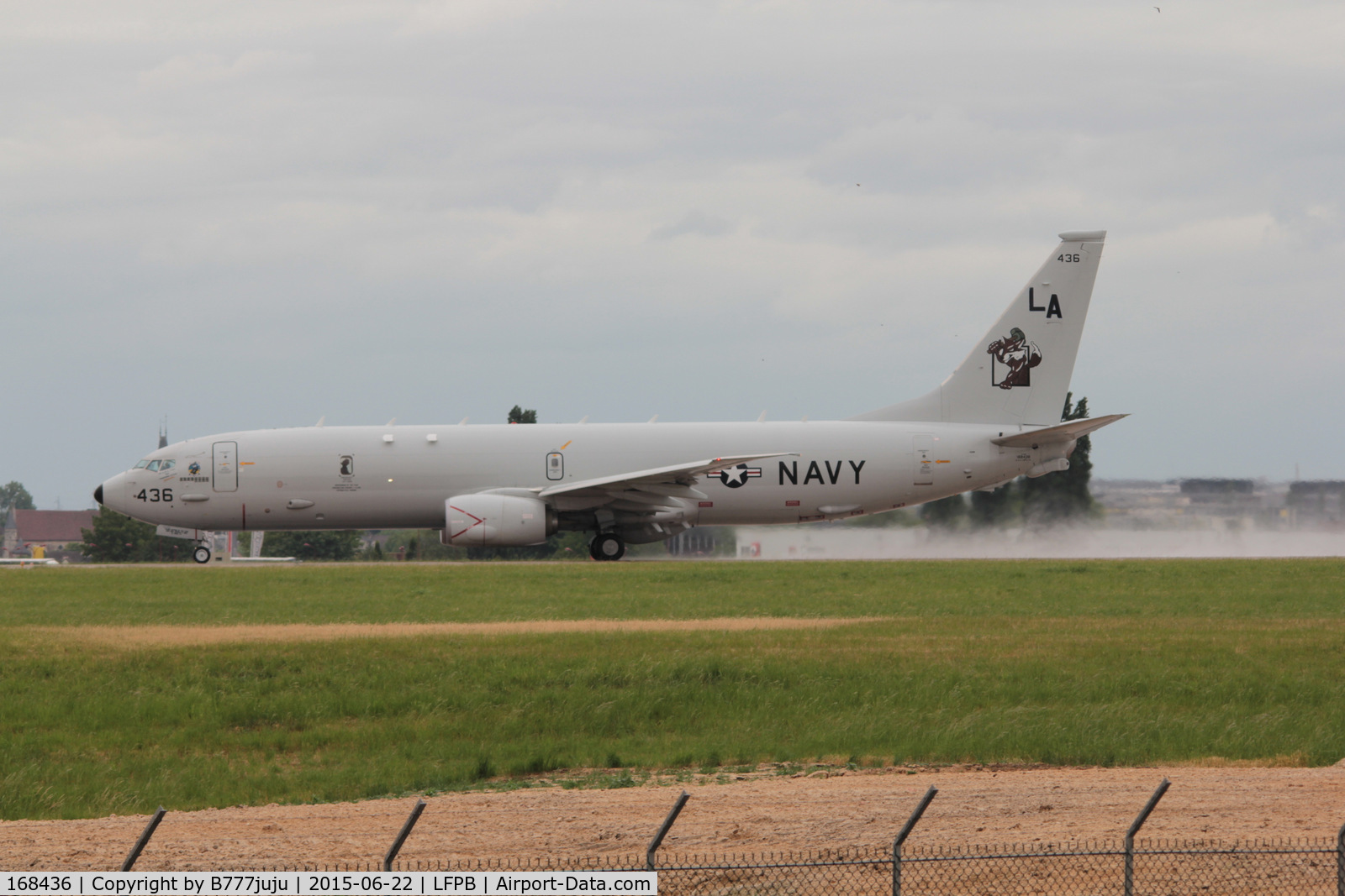 168436, 2012 Boeing P-8A Poseidon C/N 40816, at Le Bourget for SIAE 2015