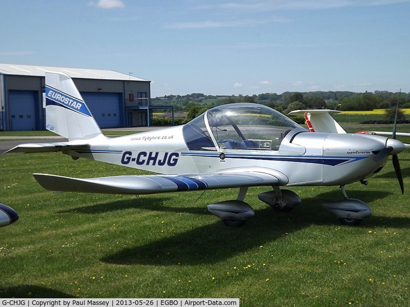 G-CHJG, 2012 Cosmik EV-97 TeamEurostar UK C/N 3938, @ Halfpenny Green. 40's Weekend Fly-In.