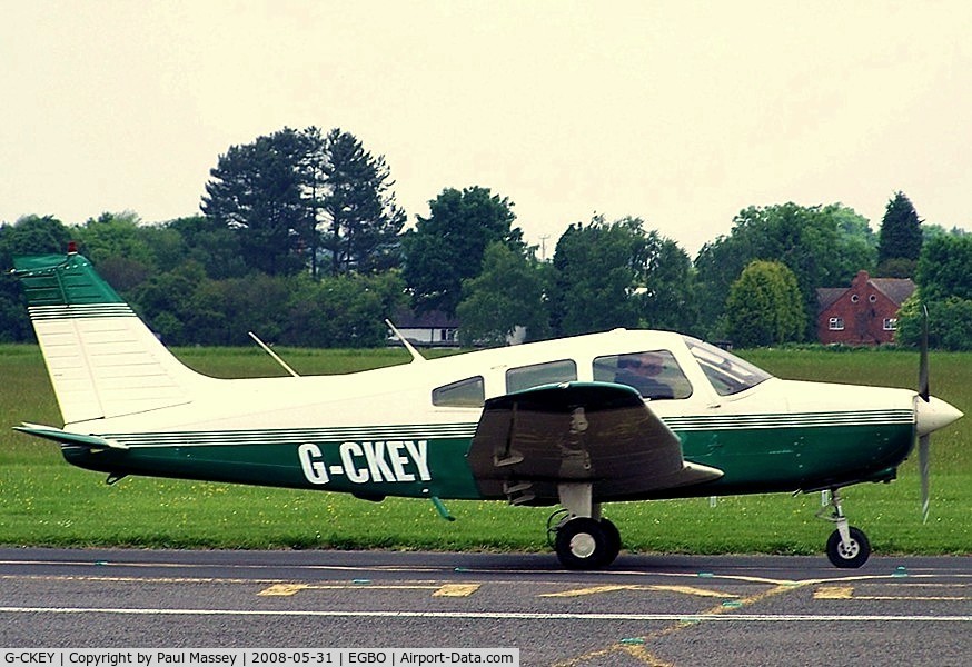 G-CKEY, 1978 Piper PA-28-161 Cherokee Warrior II C/N 28-7916061, Resident when photographed.