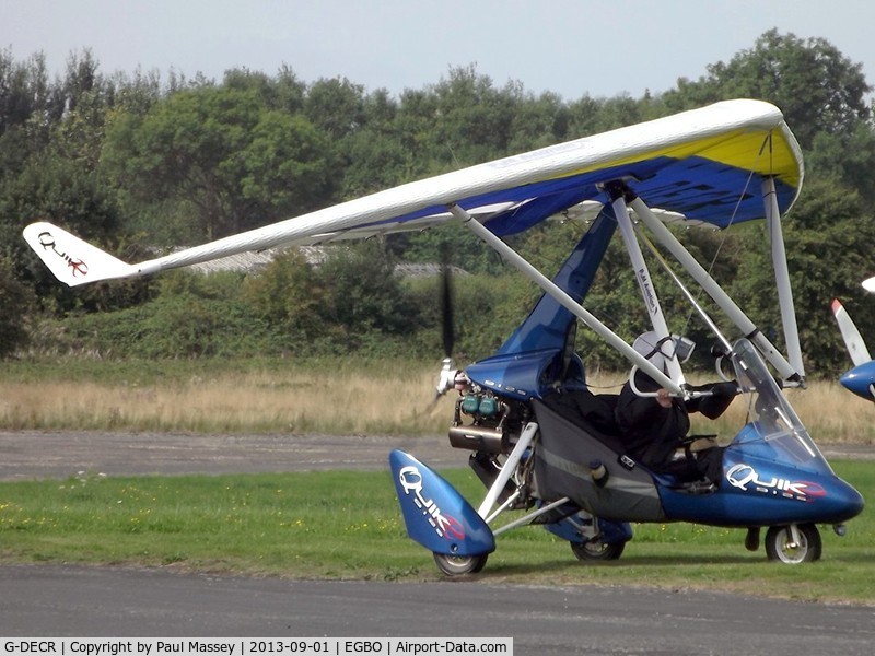 G-DECR, 2010 P&M Aviation QuikR C/N 8521, @ the Wings & Wheels Fly-In.