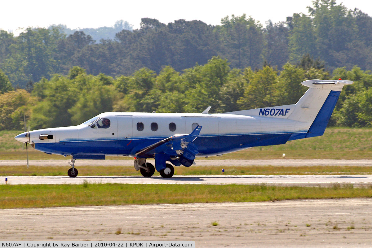 N607AF, 2005 Pilatus PC-12/45 C/N 607, Pilatus PC-12-45 [607] Atlanta-Dekalb Peachtree~N 22/04/2010