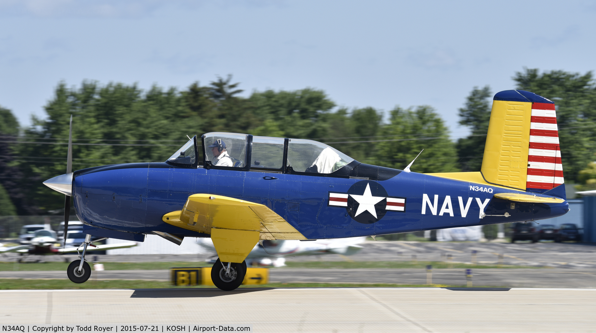N34AQ, 1956 Beech A45 C/N CG-112, Airventure 2015