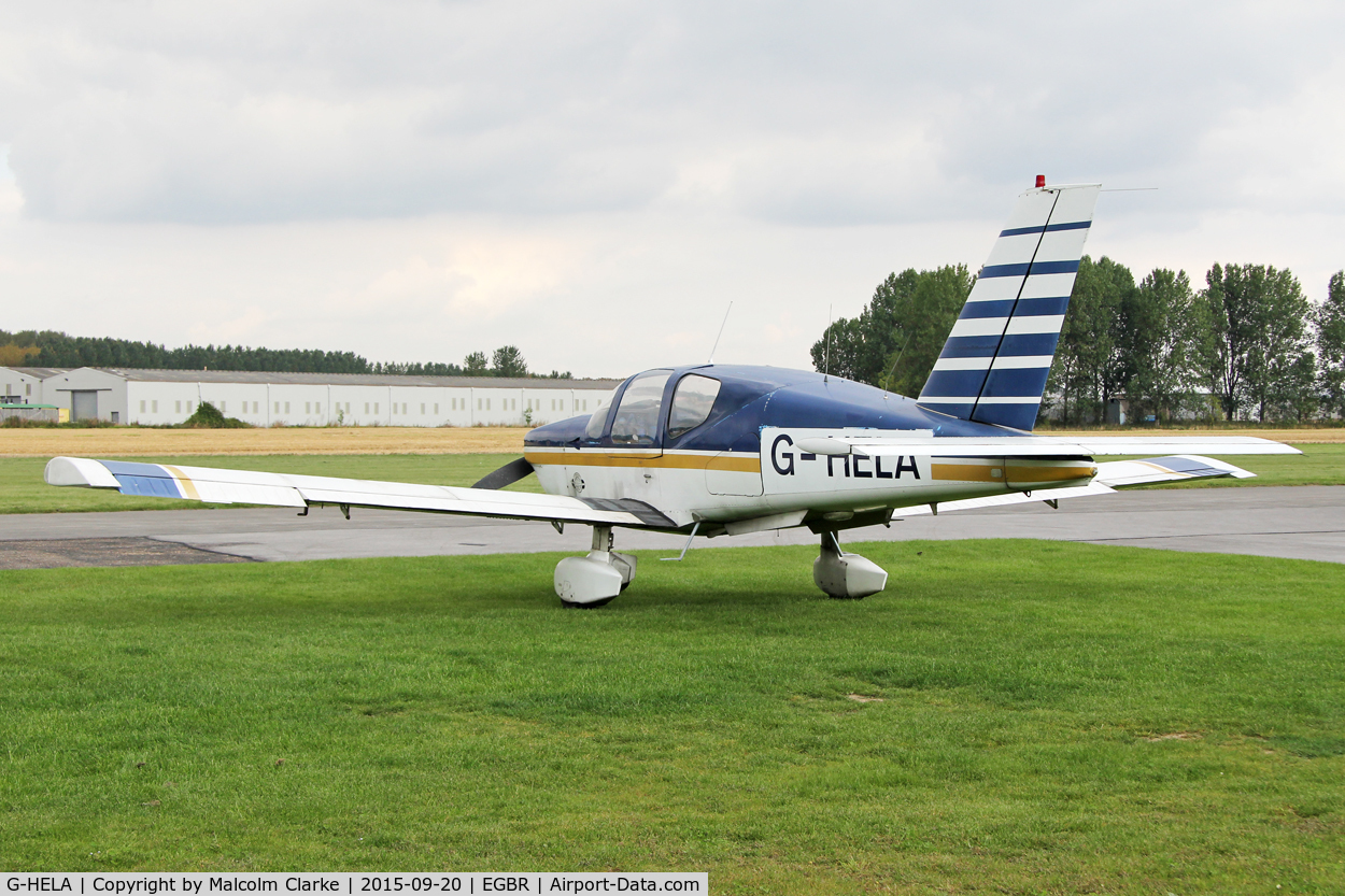 G-HELA, 1980 Socata TB-10 Tobago C/N 135, Socata TB-10 Tobago at The Real Aeroplane Club's Helicopter Fly-In, Breighton Airfield, September 20th 2015.