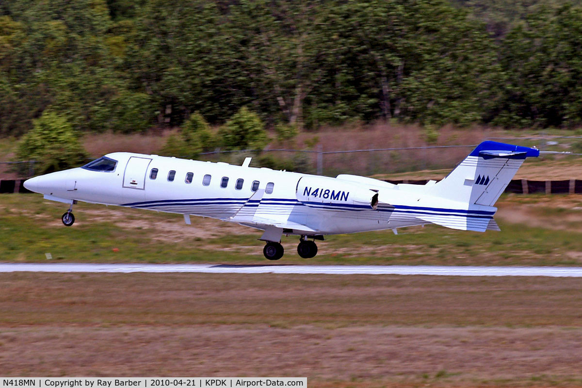 N418MN, Learjet 45 C/N 130, Learjet 45 [45-130] Atlanta-Dekalb Peachtree~N 21/04/2010