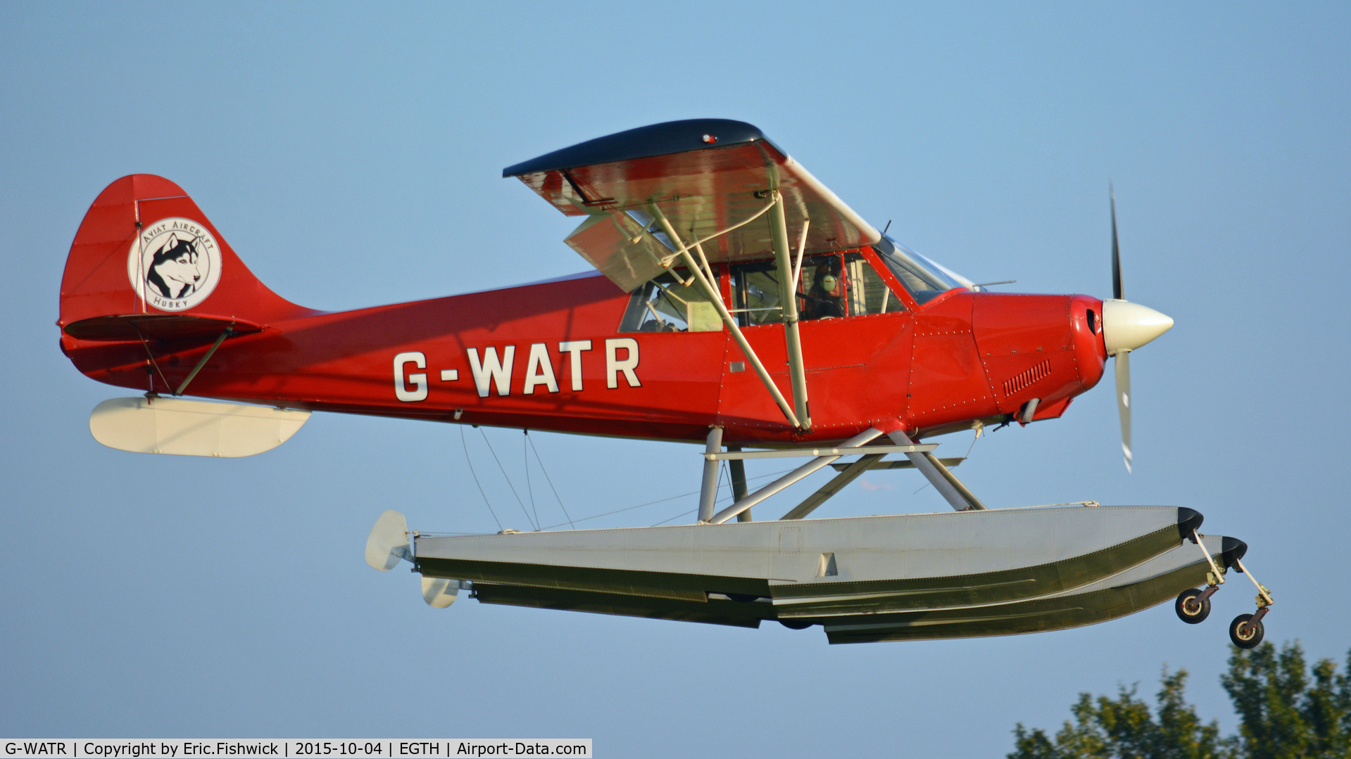 G-WATR, 1988 Christen A-1 Husky C/N 1040, 42. G-WATR at The Shuttleworth 'Uncovered' Airshow (Finale,) Oct. 2015.