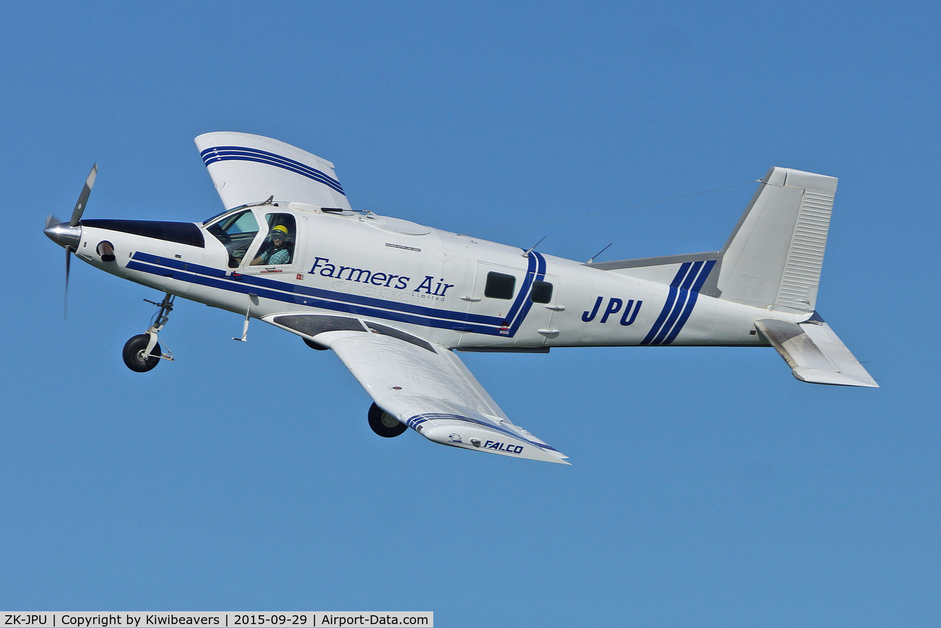 ZK-JPU, 2003 Pacific Aerospace 750XL C/N 117, George Anderson piloting JPU on Topdressing operations at Nuhaka, South of Gisborne, N.Z.